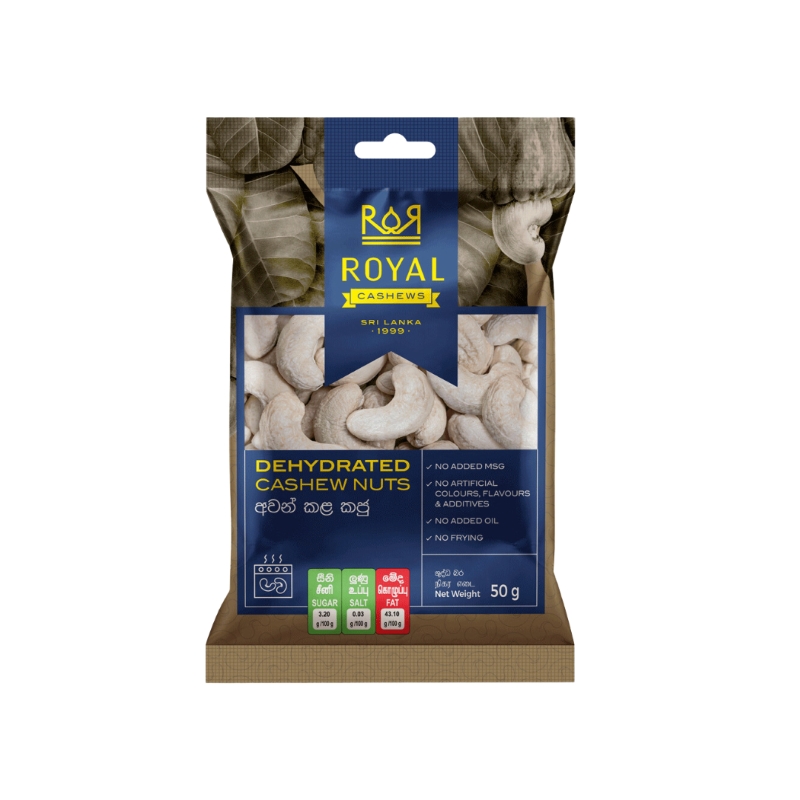 50g Dehydrated Cashew Nuts Pack